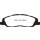 EBC Redstuff Bremsbeläge Vorderachse mit ABE Ford (USA) Mustang 5 Cabrio DP31868C