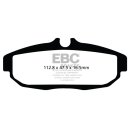 EBC Redstuff Bremsbeläge Hinterachse mit ABE Ford...