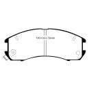 EBC Redstuff Bremsbeläge Vorderachse ohne ABE Ford...