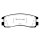 EBC Redstuff Bremsbeläge Hinterachse ohne ABE Vauxhall Sintra Großraumlimousine DP31122C