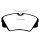 EBC Redstuff Bremsbeläge Vorderachse mit ABE Vauxhall Carlton Mk 3 Stufenheck DP3937C