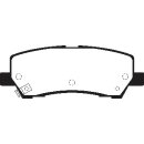 EBC Redstuff Bremsbeläge Hinterachse ohne ABE Ford...