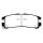 EBC Redstuff Bremsbeläge Hinterachse ohne ABE Mitsubishi Space Wagon 2 N3W, N4W Großraumlimousine DP3738C