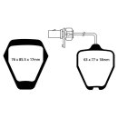 EBC Redstuff Bremsbeläge Vorderachse ohne ABE Audi...