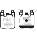 EBC Redstuff Bremsbeläge Hinterachse mit ABE BMW 3...