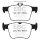 EBC Redstuff Bremsbeläge Hinterachse mit ABE Audi A3 Limousine 8VS, 8VM Limousine DP32173C