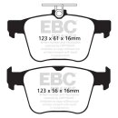 EBC Redstuff Bremsbeläge Hinterachse mit ABE Audi A3...