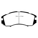 EBC Redstuff Bremsbeläge Vorderachse ohne ABE Subaru...