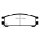 EBC Redstuff Bremsbeläge Hinterachse ohne ABE Subaru Legacy 2 BD, BG Stufenheck DP3821C