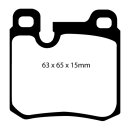 EBC Redstuff Bremsbeläge Hinterachse mit ABE Porsche 911 964 Cabrio DP3996C