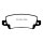 EBC Redstuff Bremsbeläge Hinterachse ohne ABE Toyota Corolla 7 E11 Stufenheck DP31458C