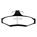 EBC Redstuff Bremsbeläge Hinterachse ohne ABE...