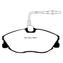 EBC Redstuff Bremsbeläge Vorderachse mit ABE Peugeot...