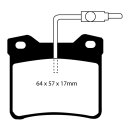 EBC Redstuff Bremsbeläge Hinterachse ohne ABE...