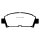 EBC Redstuff Bremsbeläge Vorderachse ohne ABE Toyota MR 2 W2 Coupe DP3995C
