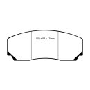 EBC Redstuff Bremsbeläge Vorderachse mit ABE Lotus...