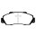 EBC Redstuff Bremsbeläge Vorderachse ohne ABE Honda NSX NA Cabrio DP3872C