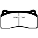 EBC Redstuff Bremsbeläge Vorderachse mit ABE Jaguar...