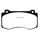 EBC Redstuff Bremsbeläge Vorderachse mit ABE Dodge...