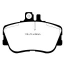 EBC Redstuff Bremsbeläge Vorderachse ohne ABE...