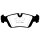 EBC Redstuff Bremsbeläge Vorderachse mit ABE BMW 3 E36 Stufenheck DP3914C