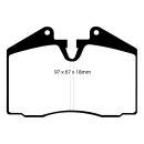 EBC Redstuff Bremsbeläge Vorderachse mit ABE Porsche...