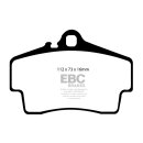 EBC Redstuff Bremsbeläge Hinterachse mit ABE Porsche 911 996 Targa DP31208C