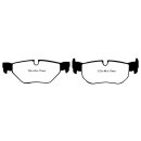 EBC Redstuff Bremsbeläge Hinterachse mit ABE BMW 1...