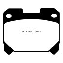 EBC Yellowstuff Bremsbeläge Hinterachse ohne ABE...