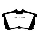 EBC Yellowstuff Bremsbeläge Hinterachse ohne ABE...