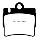 EBC Yellowstuff Bremsbeläge Hinterachse ohne ABE...