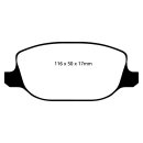 EBC Yellowstuff Bremsbeläge Hinterachse mit ABE Alfa...