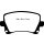 EBC Yellowstuff Bremsbeläge Hinterachse mit ABE Audi A3 Sportback 8PA Sportback DP41518R