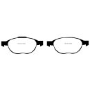 EBC Yellowstuff Bremsbeläge Vorderachse mit ABE Ford...