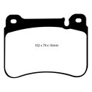 EBC Yellowstuff Bremsbeläge Vorderachse ohne ABE...