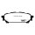 EBC Yellowstuff Bremsbeläge Hinterachse mit ABE Subaru Forester SG Kombi DP41687R