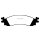 EBC Yellowstuff Bremsbeläge Vorderachse ohne ABE Mercury Mountaineer DP41767R
