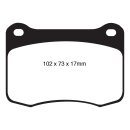 EBC Yellowstuff Bremsbeläge Hinterachse ohne ABE...