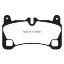 EBC Yellowstuff Bremsbeläge Hinterachse mit ABE Audi...