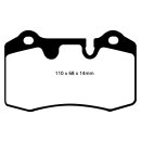 EBC Yellowstuff Bremsbeläge Vorderachse mit ABE...