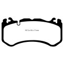 EBC Yellowstuff Bremsbeläge Vorderachse mit ABE...