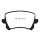 EBC Yellowstuff Bremsbeläge Hinterachse ohne ABE Seat Alhambra 710, 711 Großraumlimousine DP42004R