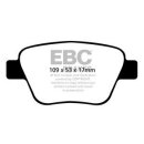 EBC Yellowstuff Bremsbeläge Hinterachse mit ABE VW...