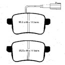 EBC Yellowstuff Bremsbeläge Hinterachse ohne ABE...
