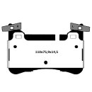 EBC Yellowstuff Bremsbeläge Hinterachse ohne ABE...