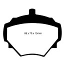 EBC Yellowstuff Bremsbeläge Hinterachse ohne ABE...