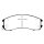 EBC Yellowstuff Bremsbeläge Vorderachse ohne ABE Mazda 626 (3) GD Stufenheck DP4705R