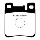 EBC Yellowstuff Bremsbeläge Hinterachse ohne ABE...