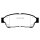 EBC Yellowstuff Bremsbeläge Vorderachse ohne ABE Toyota Corolla 7 E11 Schrägheck DP4964R