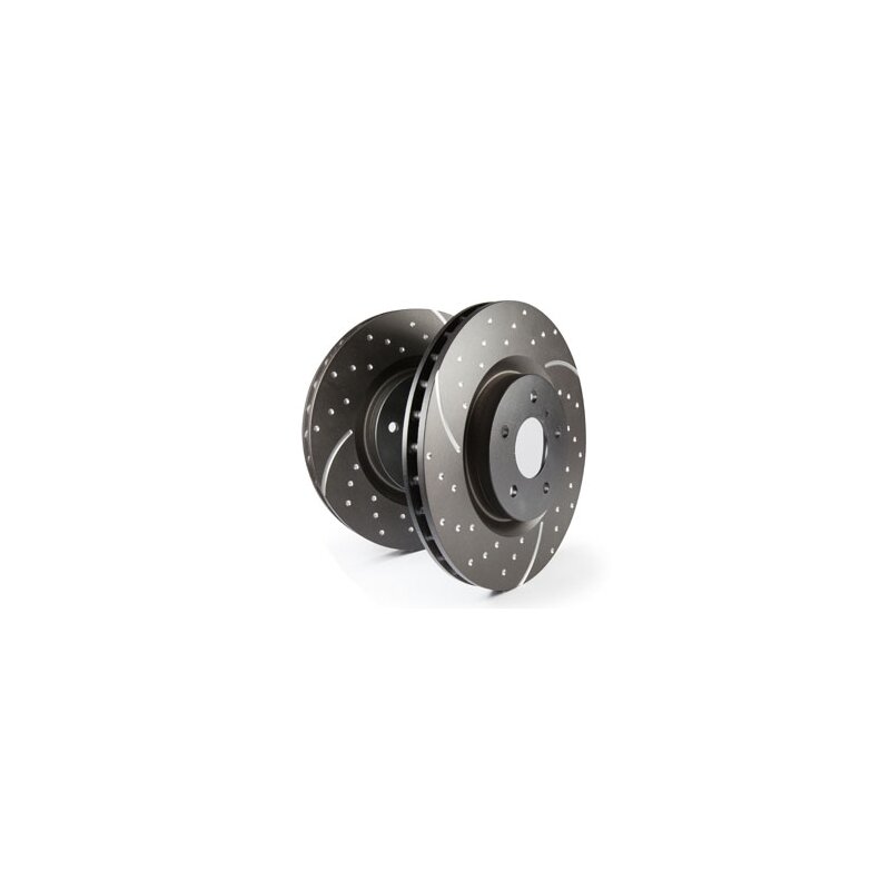 EBC Turbo Groove Disc schwarz Bemsscheiben Hinterachse mit ABE 